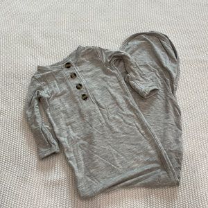 Lou Lou and Company Milo Knotted Gown (Grey)